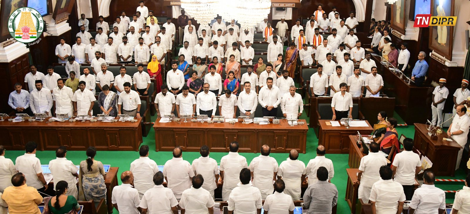 Tamil Nadu Assembly Unanimously Passes Resolution Making Tamil Thai Vazhthu First at State Functions