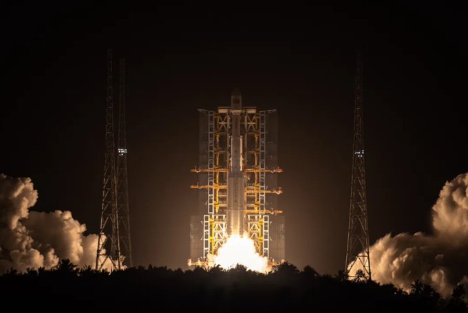 Chinese Long March 7A Rocket Explodes Shortly After Launch, Destroying Communications Satellite