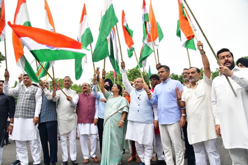 “Tiranga Connects Every Indian to the Ideals of Our Constitution”: Delhi Assembly Speaker Shri Vijender Gupta