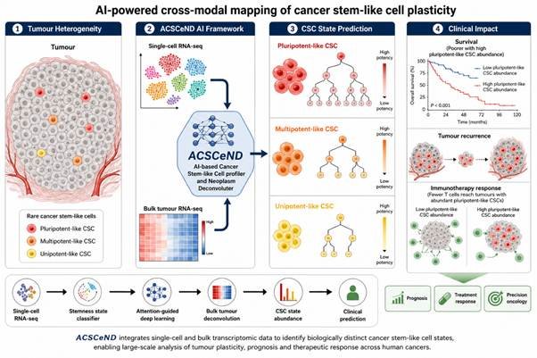 AI uncovers hidden cancer stem cells responsible for tumour recurrence paving way to precision medicine