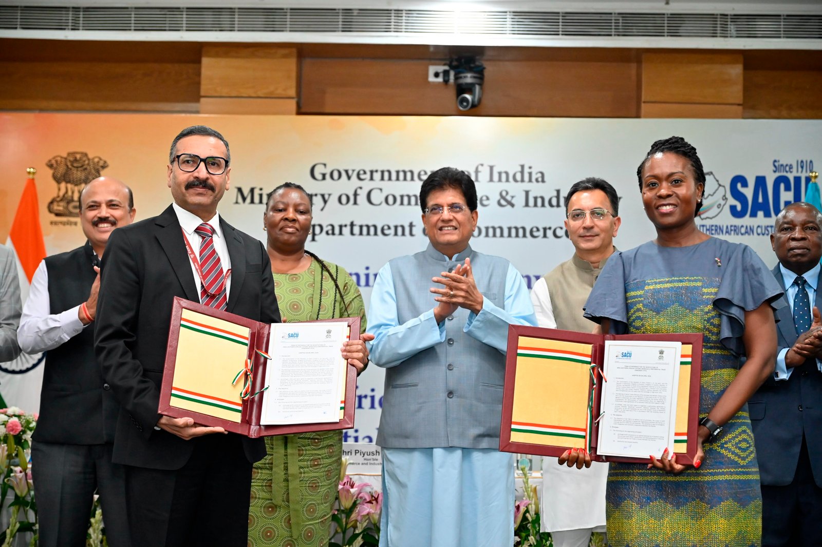India and the Southern African Customs Union (SACU)  sign Terms of Reference (ToR) for negotiations towards a Preferential Trade Agreement