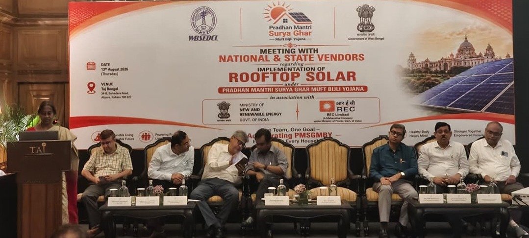 National and State Vendors Meet held under PMSG:MBY at Kolkata West Bengal to Boost Rooftop Solar Adoption under PM-Surya Ghar in West Bengal