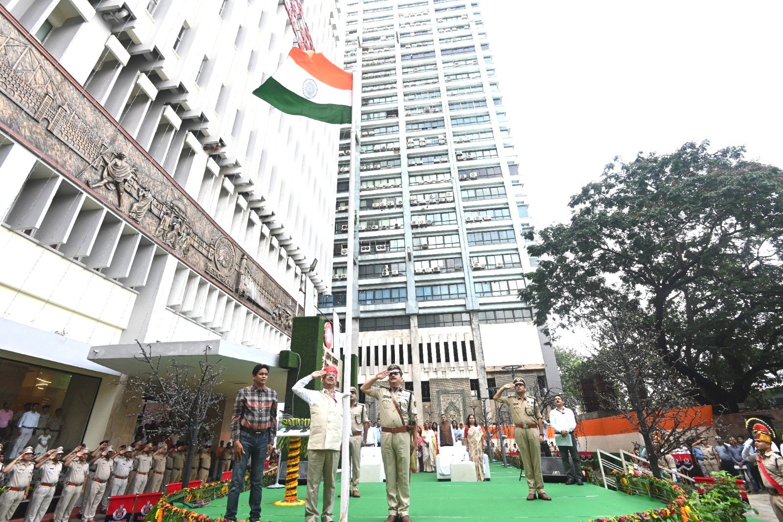 Kolkata Metro Railways Observes 80th Independence Day.