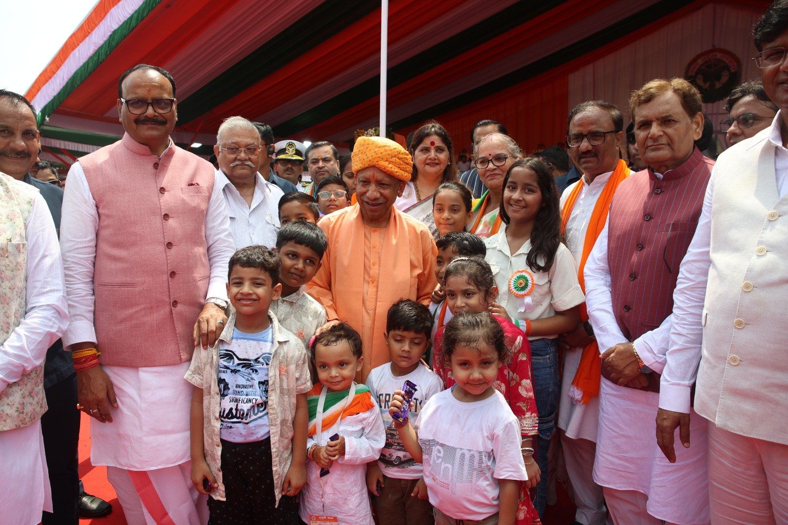 ‘Bharat Mata Ki Jai’ reverberated across more than 1.32 lakh Parishadiya Vidyalayas and KGBVs