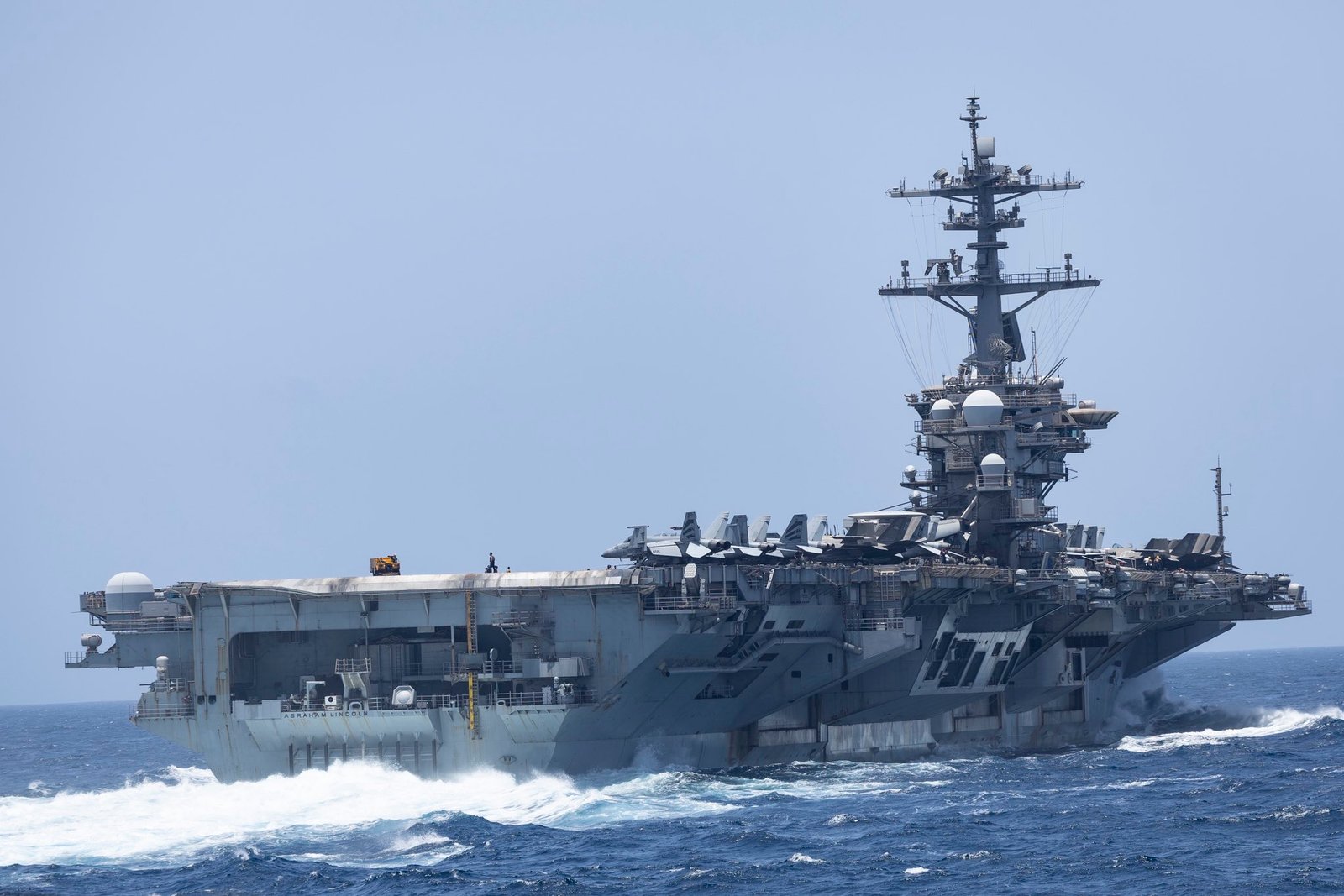 Trump Dismisses Concerns Over USS Abraham Lincoln Crew as Carrier Nears Rotation