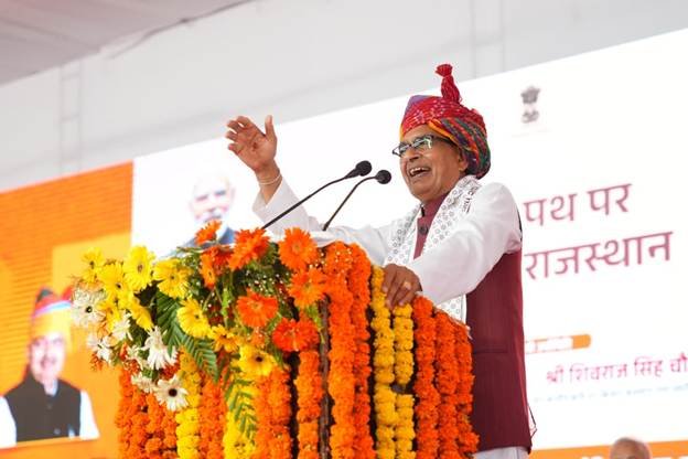 Shivraj Singh Chouhan Delivers 2.89 Lakh Pucca Houses Worth ₹3,473 Crore to Rajasthan Under PMAY-G