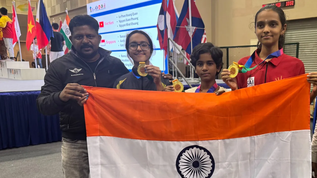 Indian Under-11 Girls’ Team Wins Bronze at ASEAN Chess Championship