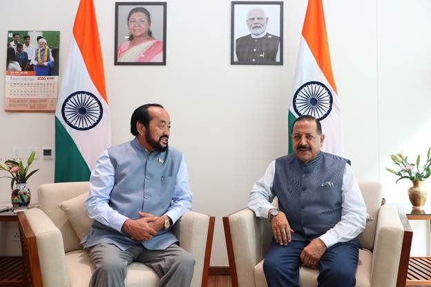Nagaland DCM Yanthungo Patton calls on Dr Jitendra Singh; Discusses Development and Connectivity in Northeast