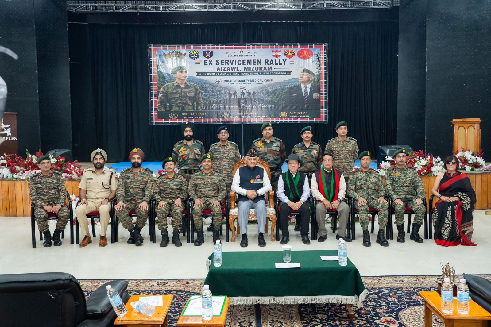 Mizoram Governor Graces State Level Ex-Servicemen Rally