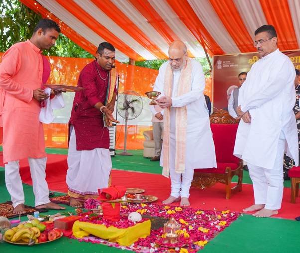 Amit Shah Launches SSB Projects, Interacts with Personnel in Siliguri