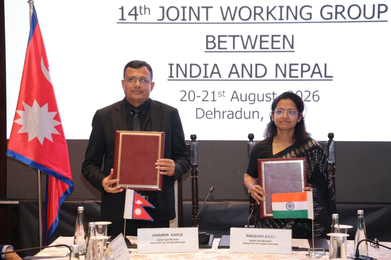 14th India-Nepal Joint Working Group Meeting Held in Dehradun