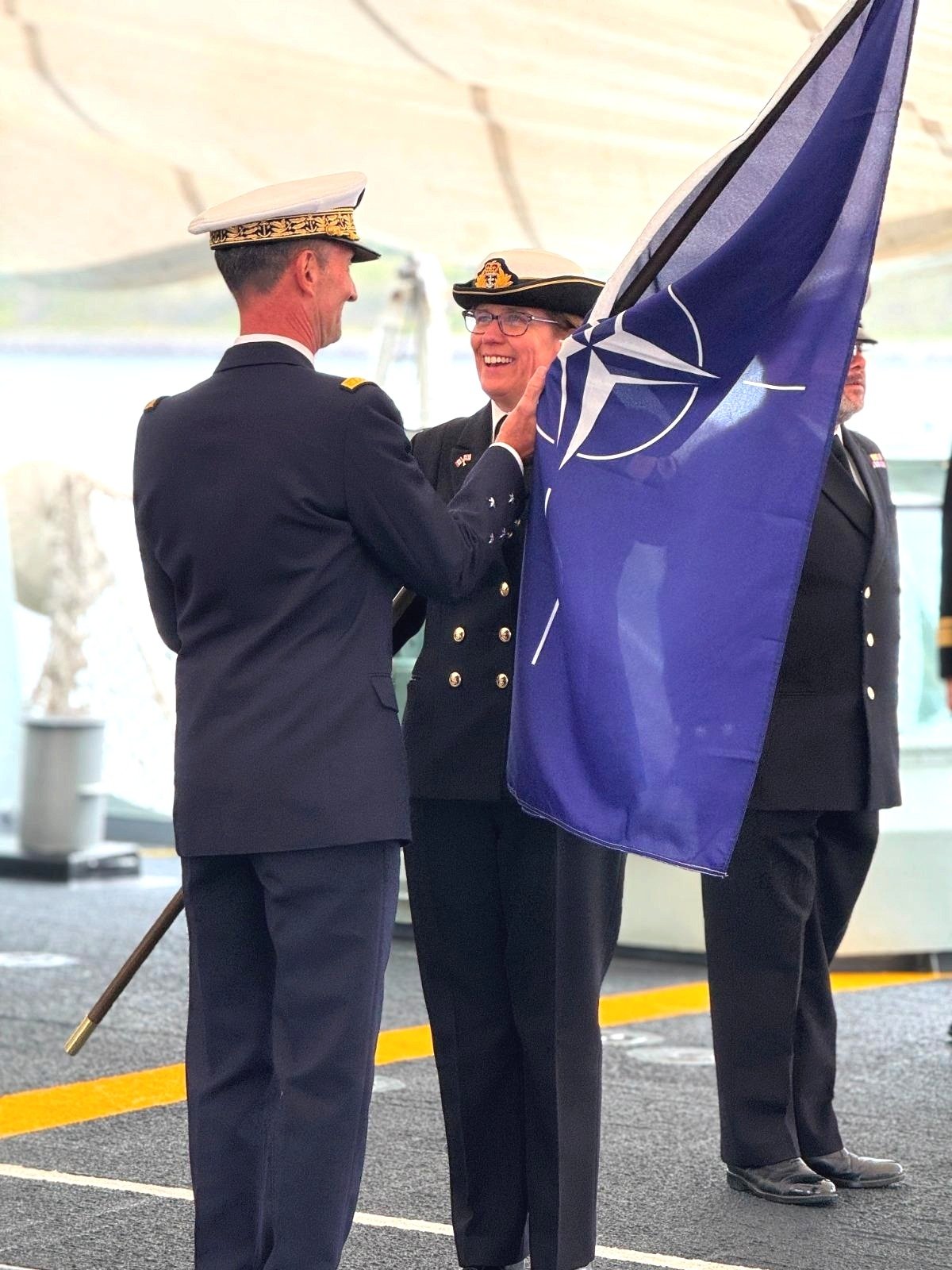 France Assumes Command Of NATO Task Group From The United Kingdom.