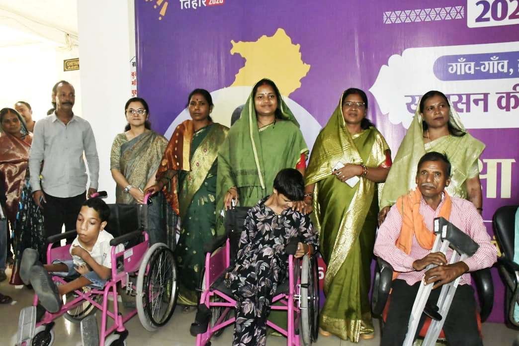 Minister Laxmi Rajwade Distributes Wheelchairs and Assistive Devices to Persons with Disabilities