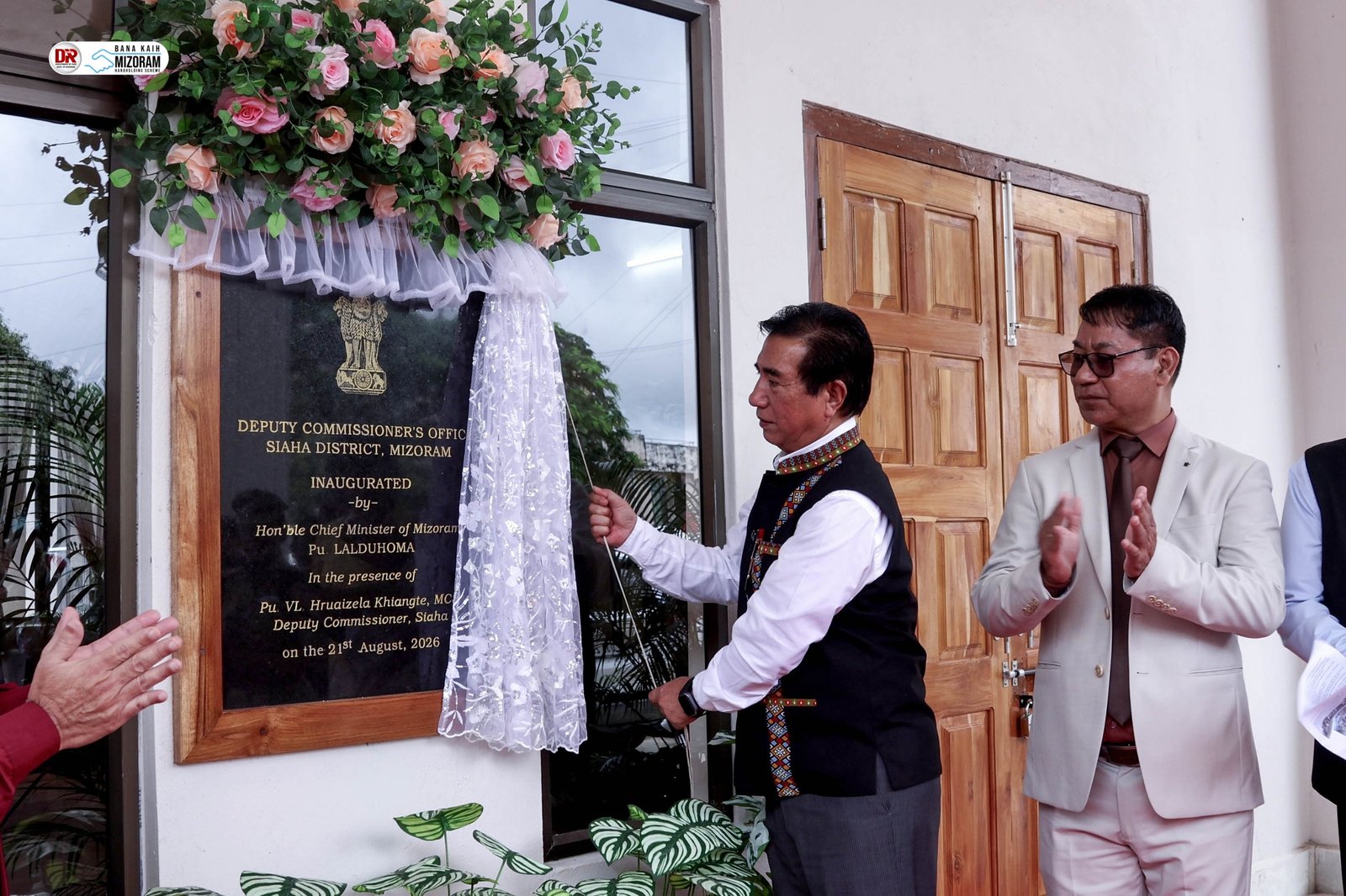 Chief Minister Pu Lalduhoma Inaugurates New Deputy Commissioner’s Office building at Siaha