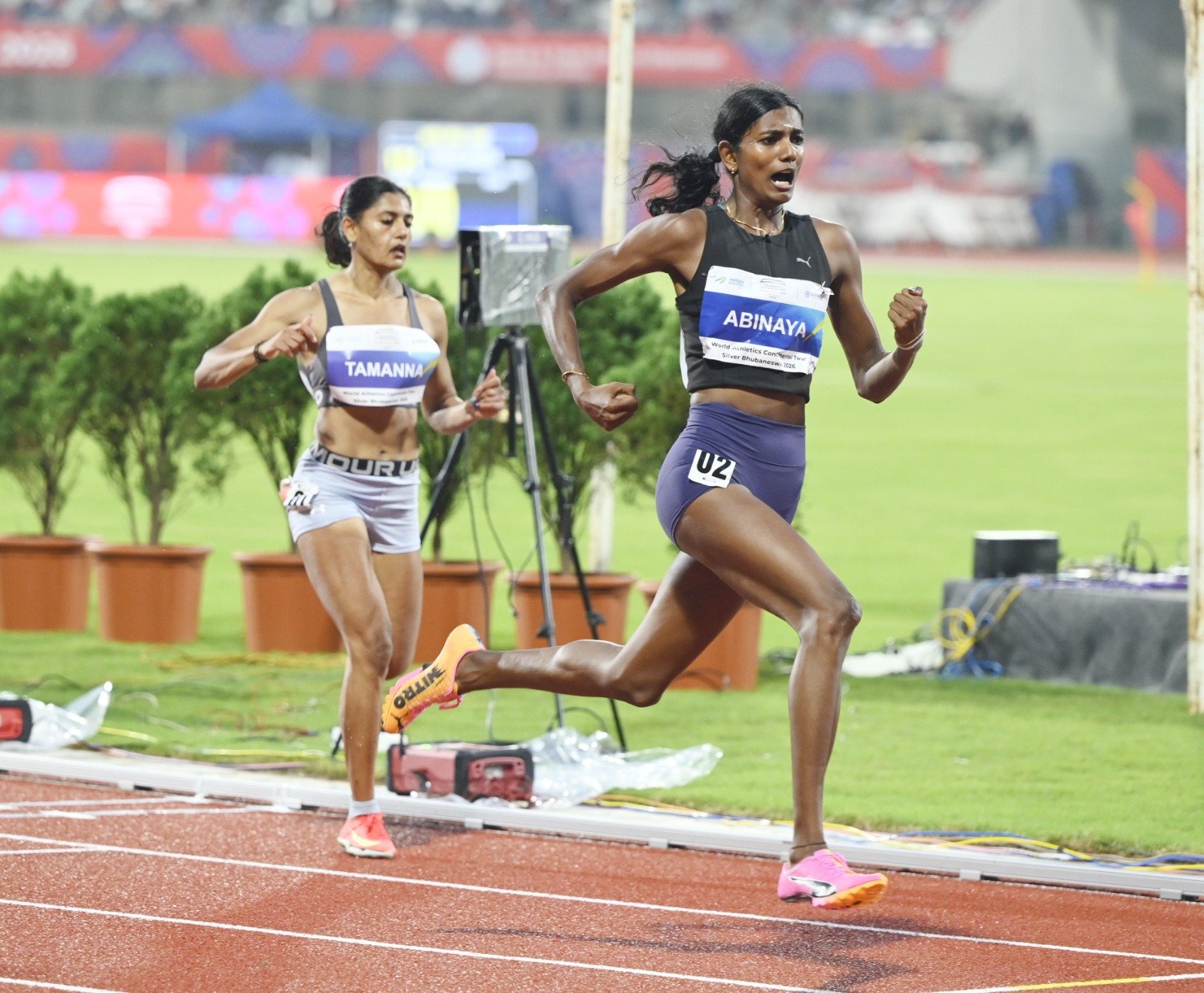 World Athletics Continental Tour Silver: South Africa's Tshepo Jason Tyantini and Tamil Nadu's Abinaya Rajarajan emerged fastest sprinters