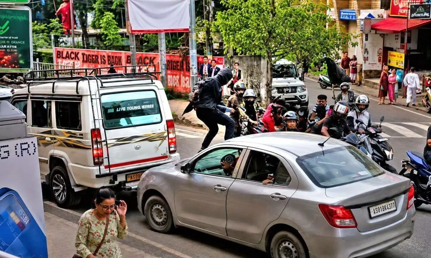 Security Tightened in Shillong After KSU Rally Violence; Assam and Meghalaya Step Up Efforts to Restore Calm