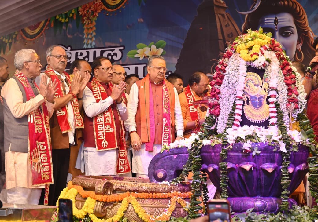 Chief Minister Vishnu Deo Sai Performs Rudrabhishek of Lord Shiva, Prays for Prosperity and Well-being of the People