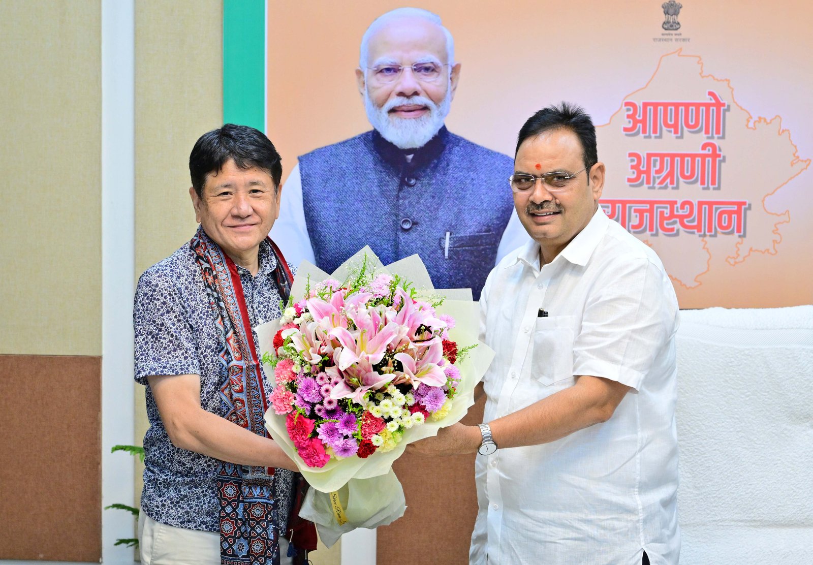 Chief Minister Bhajan Lal Sharma meets with Japanese delegation