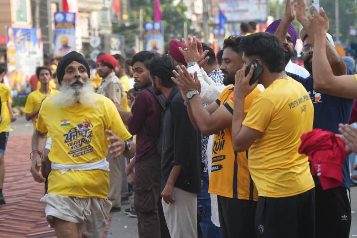 AAP Youth Wing Organises ‘Youth Run Punjab 2026’ in Jalandhar, Thousands of Youngsters Run for a Drug-Free and Healthy Punjab