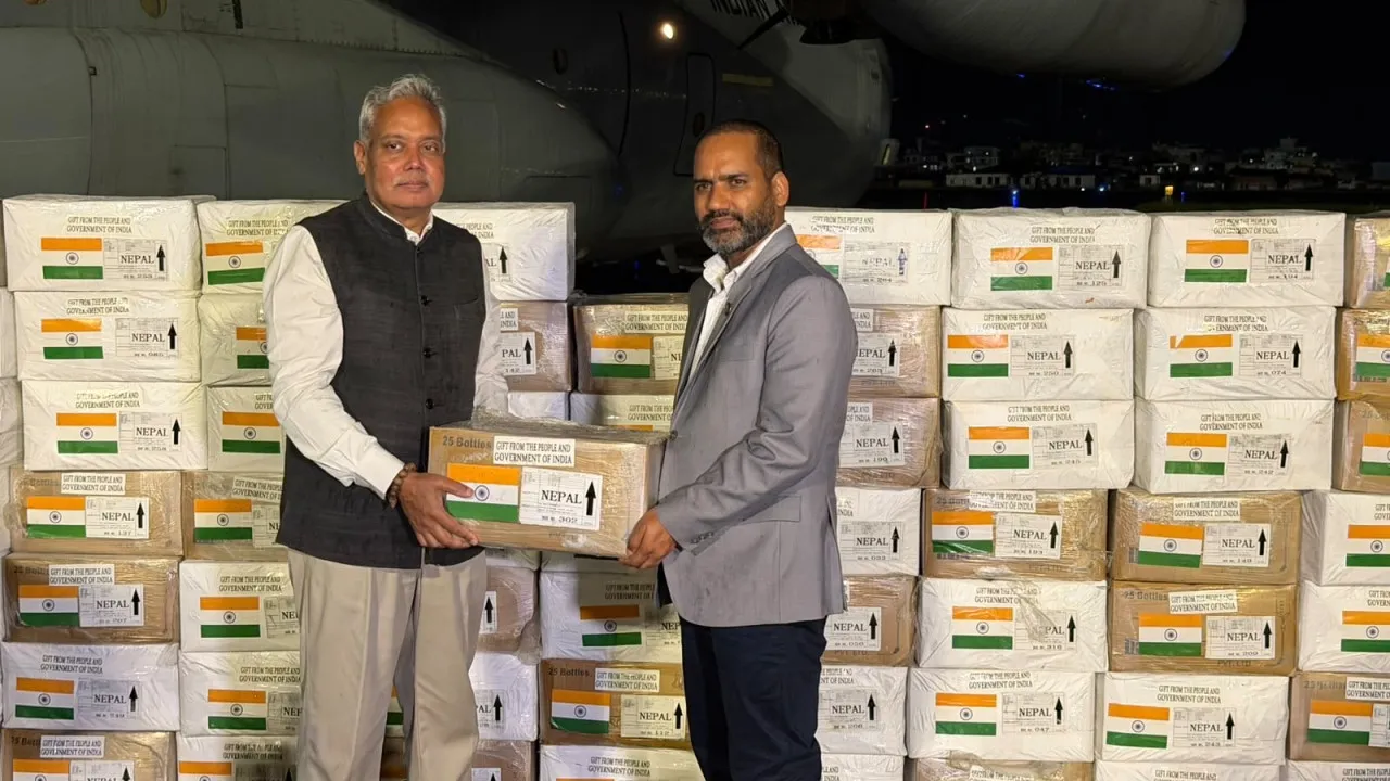 India Sends 10 Tonnes of Humanitarian Aid to Flood-Hit Nepal