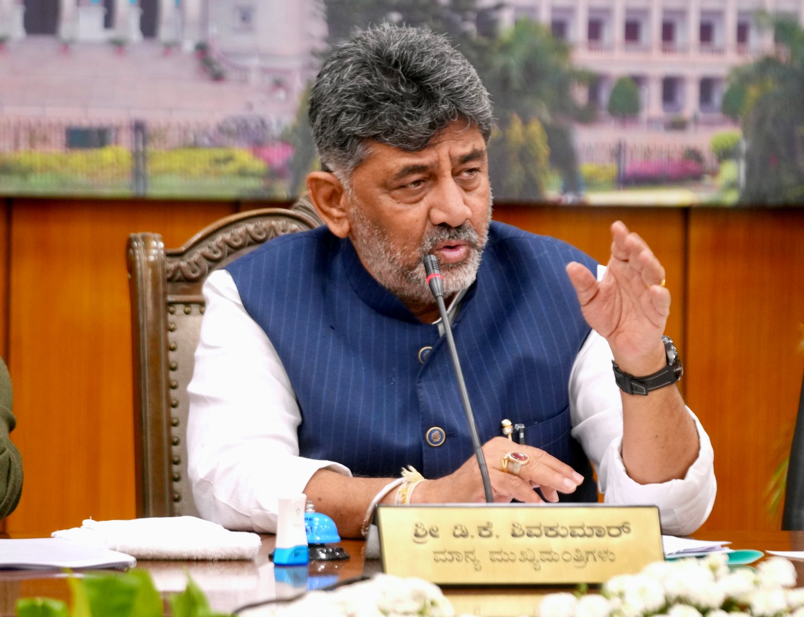Shivakumar Dismisses Speculation Over Nagendra’s Resignation