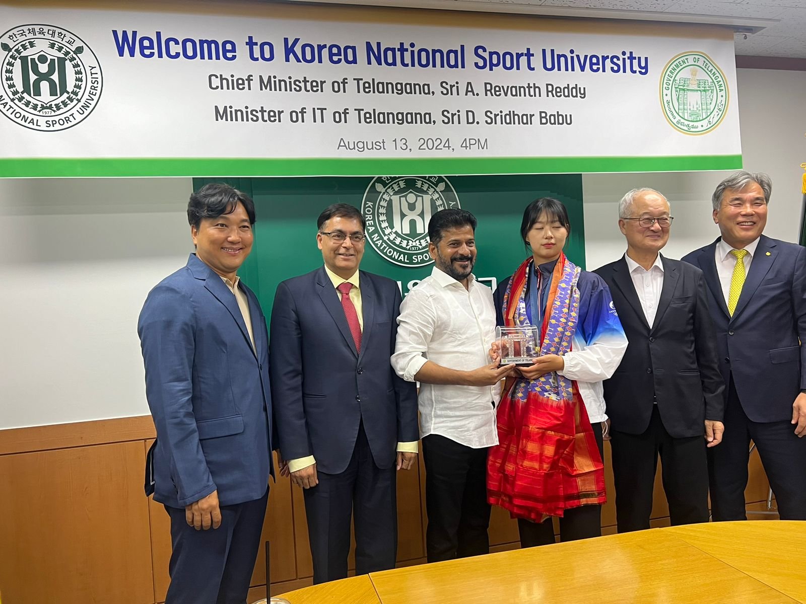 Telangana Sports University Signs MoU with Korea National Sports University