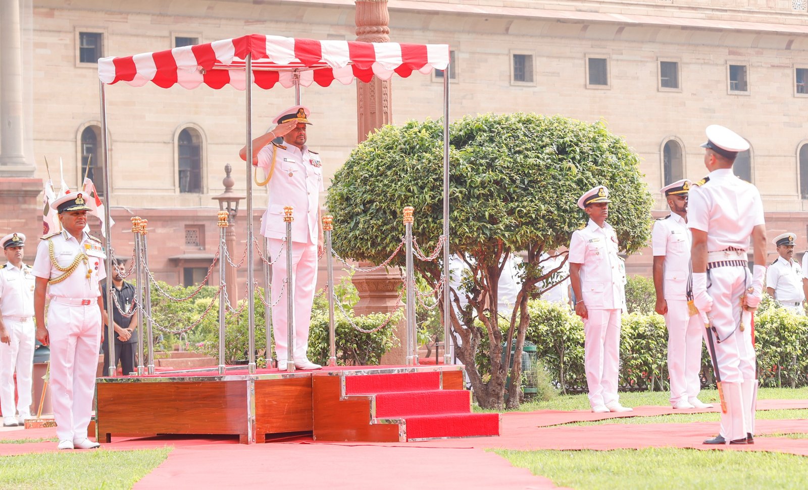Vadm Damian Fernando, Commander Of Sri Lanka Navy, On An Official Visit To India