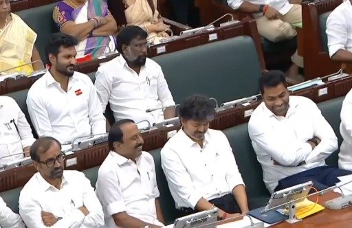 Vijay’s Unusual Move in Tamil Nadu Assembly Sparks Buzz on Social Media