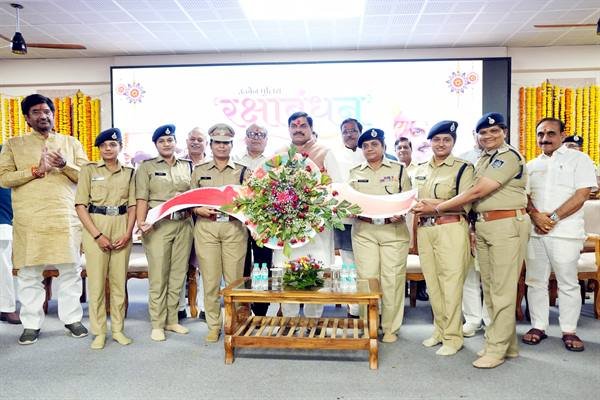 Sisters Tie Rakhi to CM Dr. Yadav