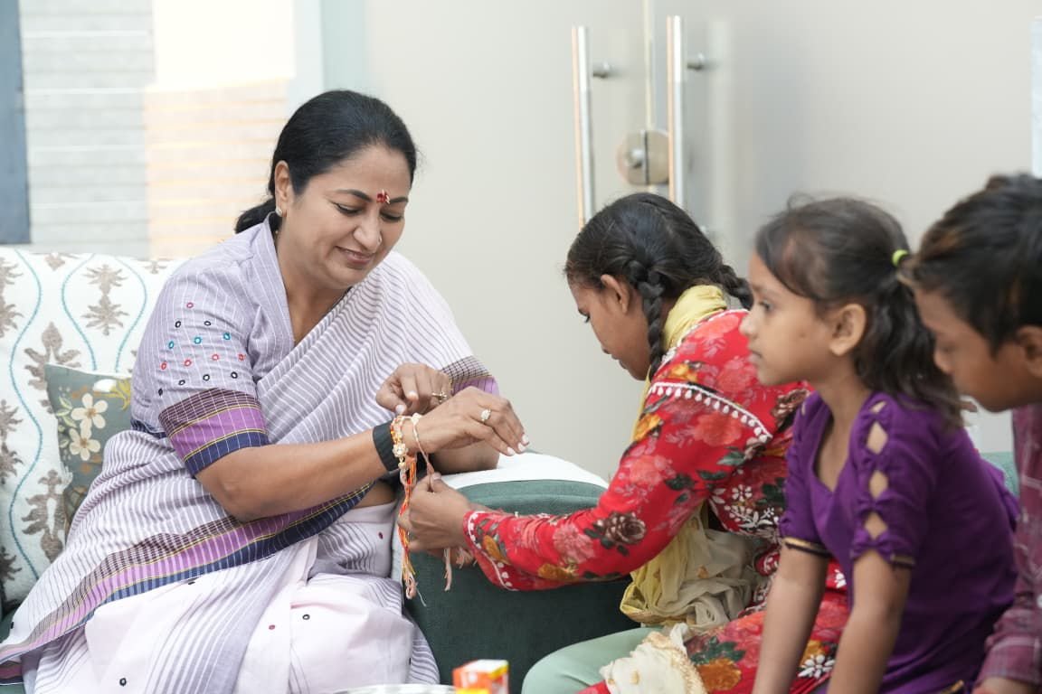 A Rakhi filled with hope, dreams and new beginnings.