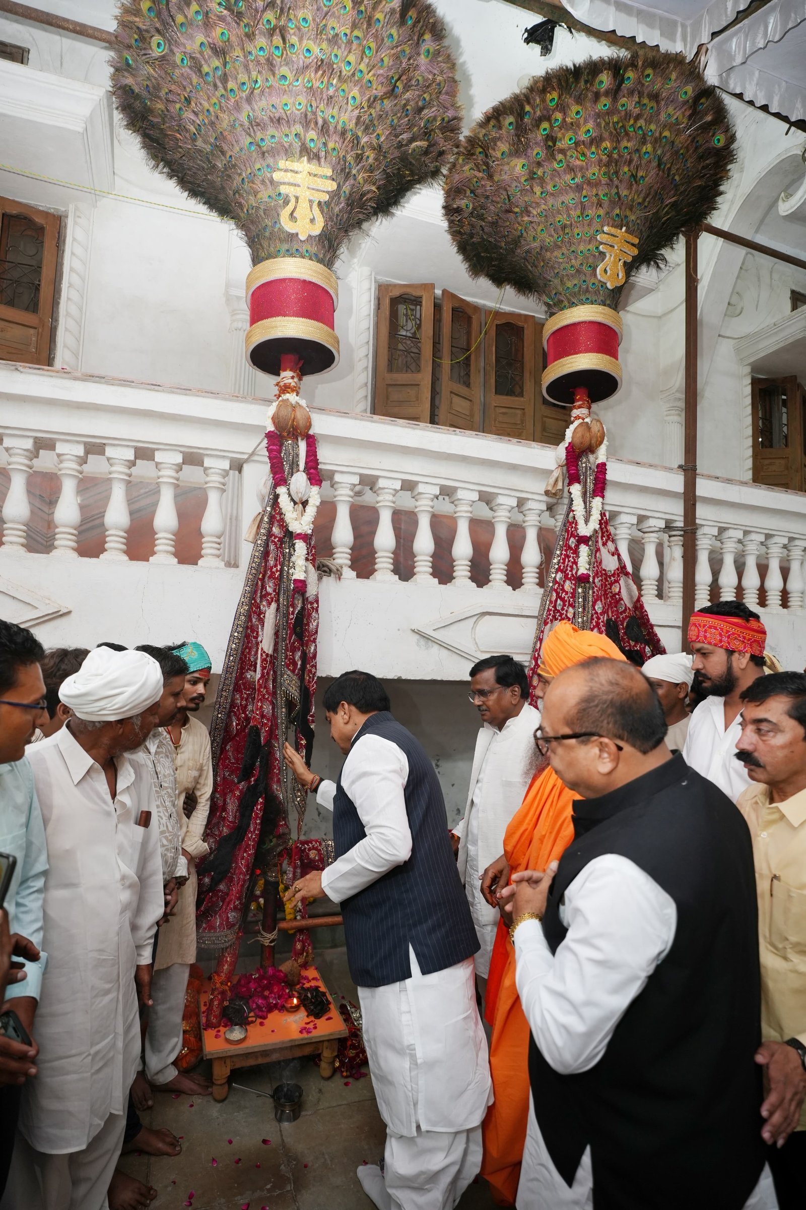Chief Minister Dr. Yadav Performs Chhadi Pooja at Valmiki Dham Ashram in Ujjain