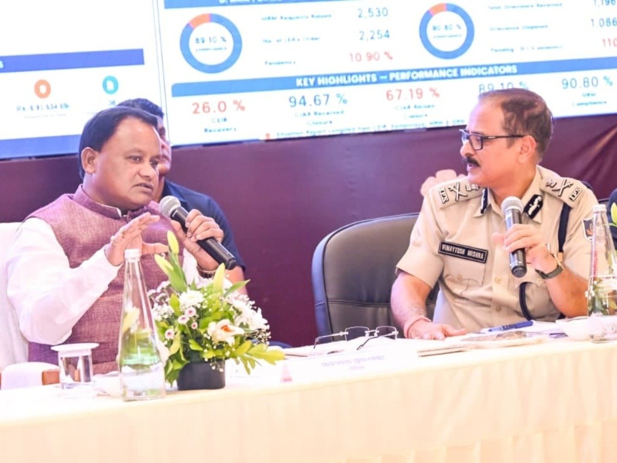 Odisha CM Sets 10-Point Policing Agenda, Targets 75% Conviction Rate in Crimes Against Women