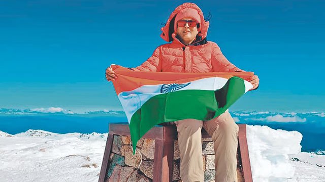 Kodagu Mountaineer Preeth Appayya Scales Australia’s Mount Kosciuszko
