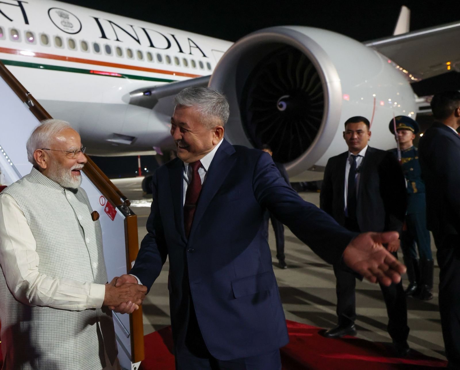 PM Modi Arrives in Kyrgyzstan for SCO Summit, Eyes Stronger Strategic and Economic Ties