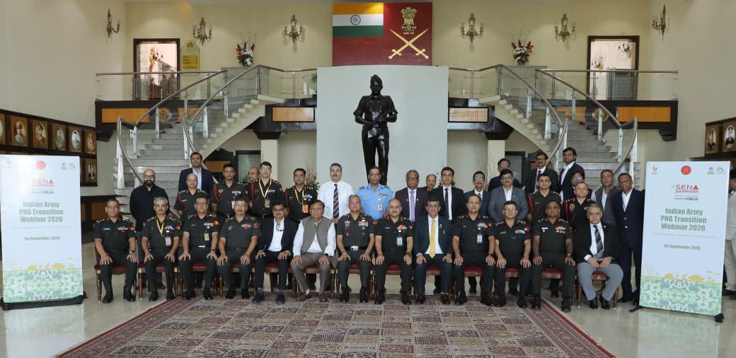 Indian Army Organises Png Transition Webinar 2026 To Accelerate Adoption Of Piped Natural Gas