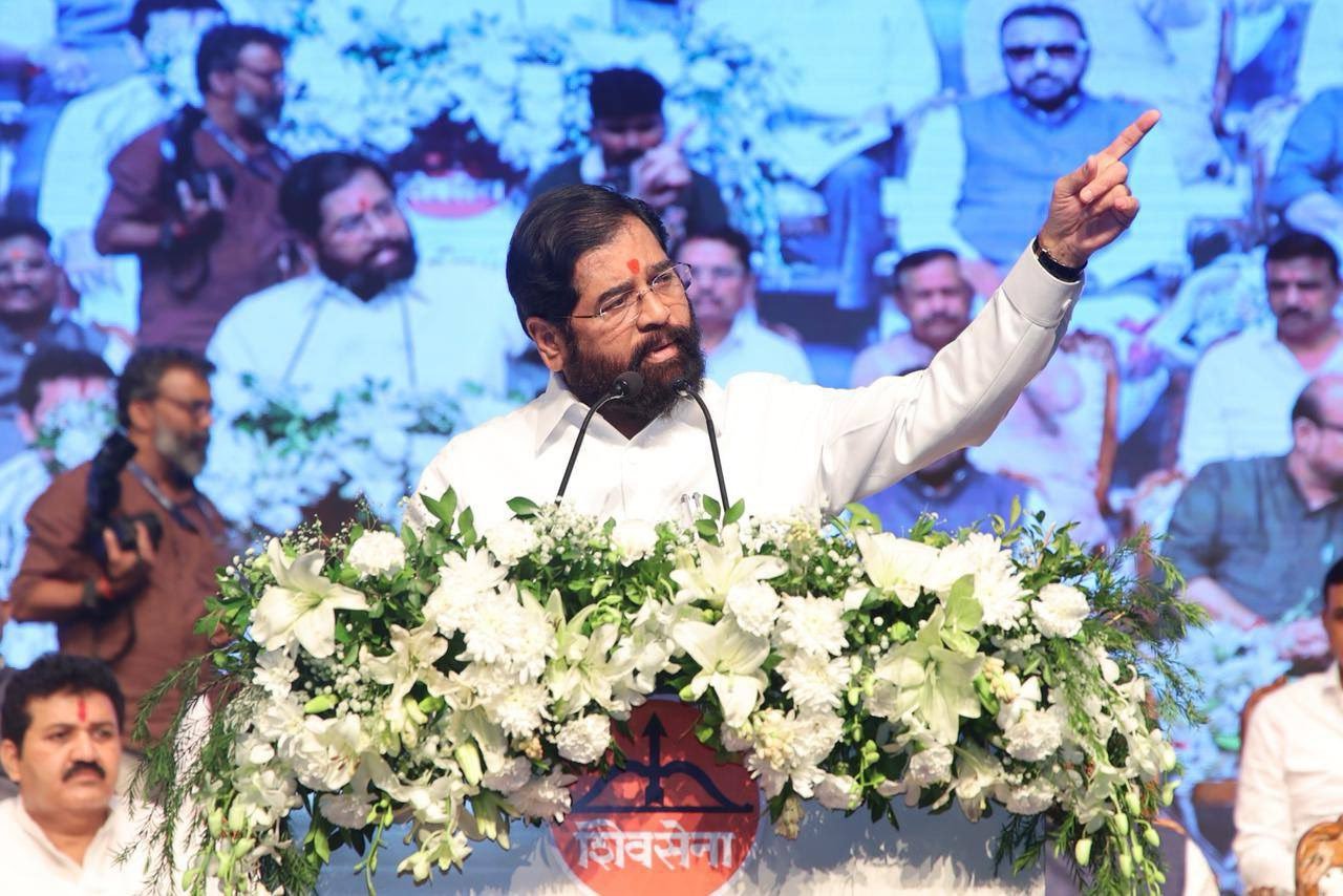 Eknath Shinde Hits Out at Shiv Sena-UBT Over Demand to Freeze ‘Bow and Arrow’ Symbol