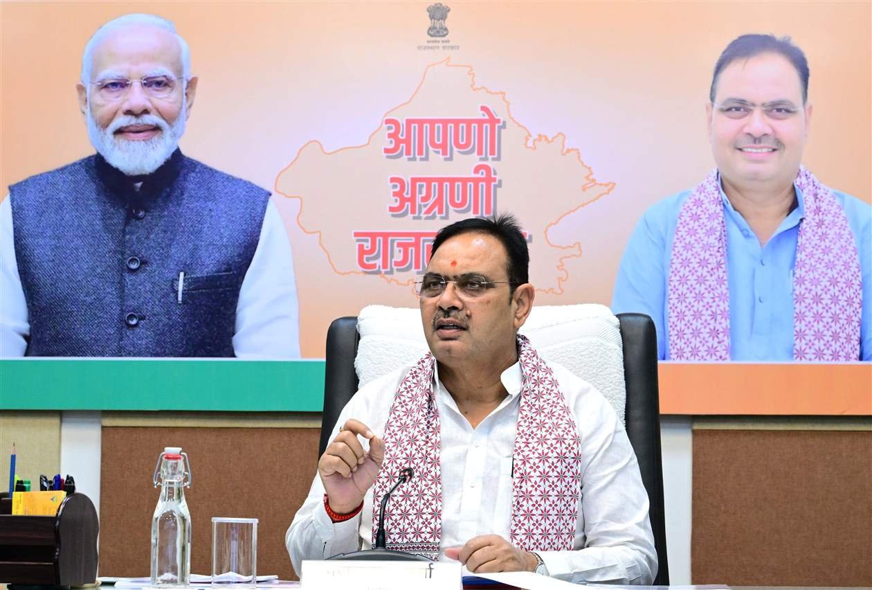 Chief Minister Bhajan Lal Sharma Chairs High-Level Meeting, Rural Rajasthan to witness Fast -Tracked Development