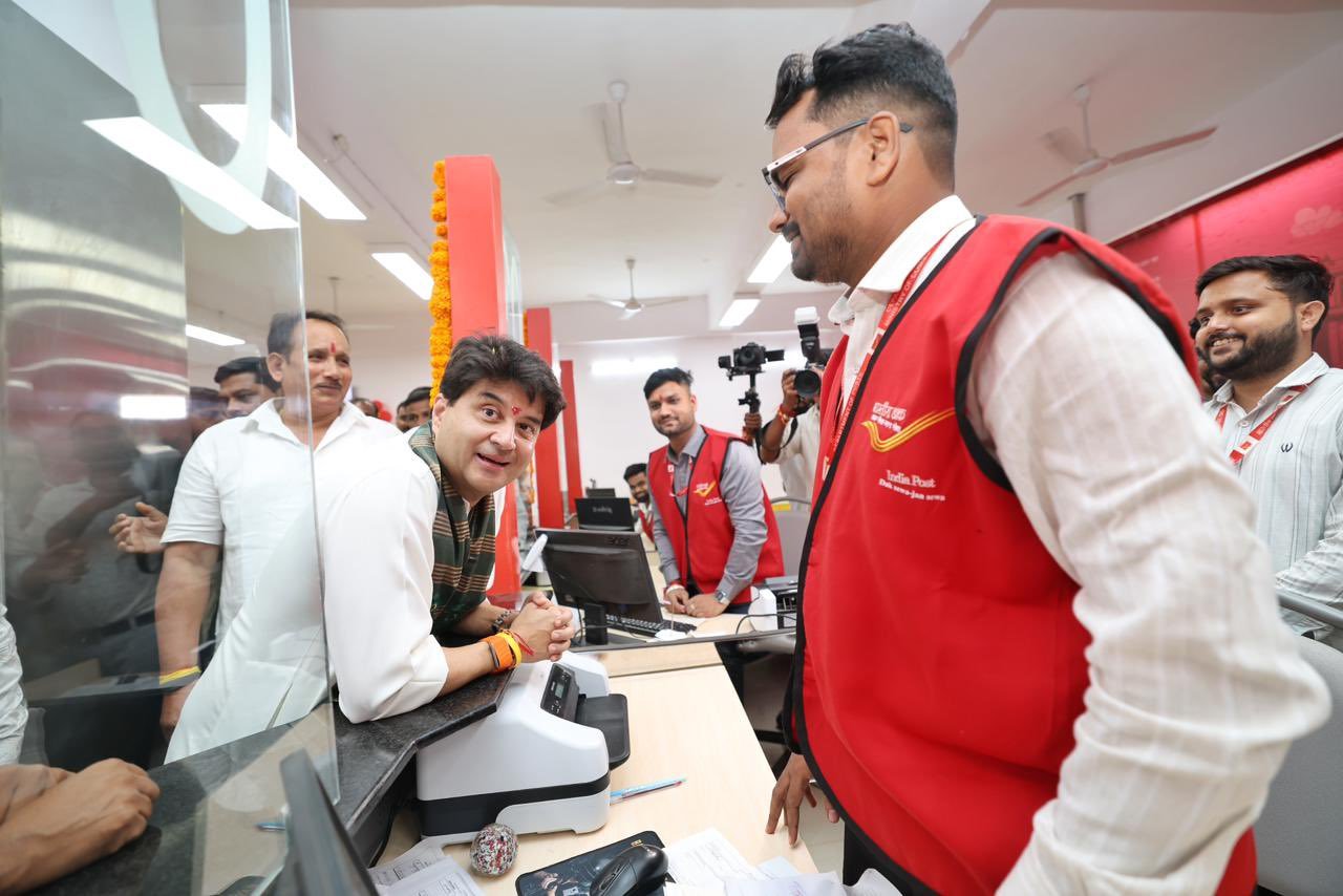 Jyotiraditya M. Scindia lays foundation stone of India’s 7th Postal Training Centre in Shivpuri, Madhya Pradesh