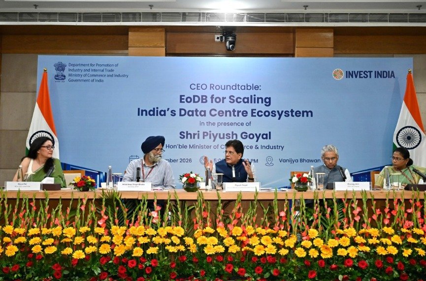 Piyush Goyal Chairs CEO Roundtable on Ease of Doing Business for Scaling India’s Data Centre Ecosystem