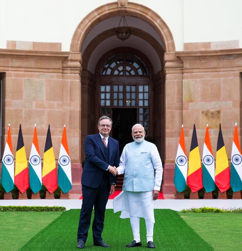 India, Belgium to Deepen Defence Cooperation, Target Doubling Bilateral Trade in Five Years: PM Modi