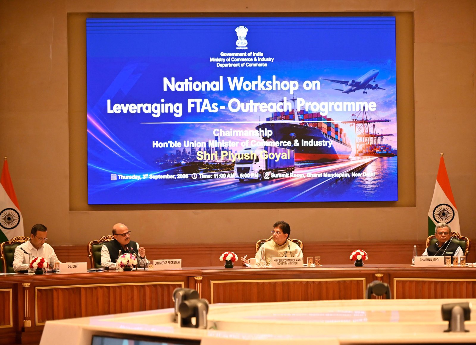 Piyush Goyal Calls for Nationwide FTA Utilisation Drive to Expand India’s Global Trade Footprint