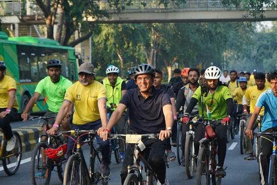 89th Fit India Sundays on Cycle to Promote PM Modi’s Call for ‘Nasha Mukt Yuva for Viksit Bharat’