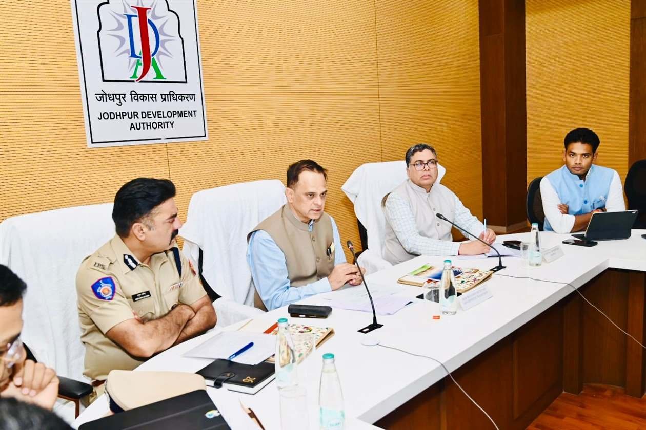Chief Secretary V. Srinivas Reviews Water Management and Pollution Control Measures in Jodhpur
