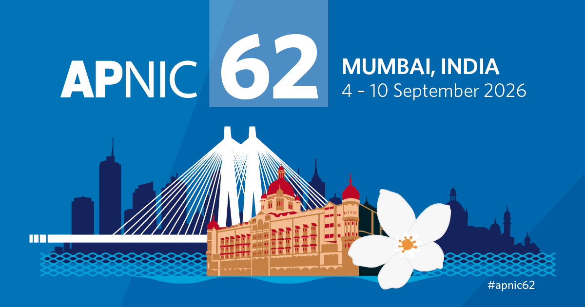 Over 600 Internet Experts to Gather in Mumbai for APNIC 62 Conference