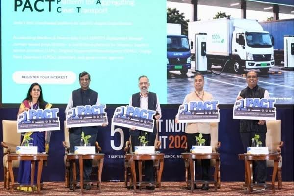 e-FAST India, an initiative of NITI Aayog, launches PACT to support accelerated zero-emission freight deployment in India