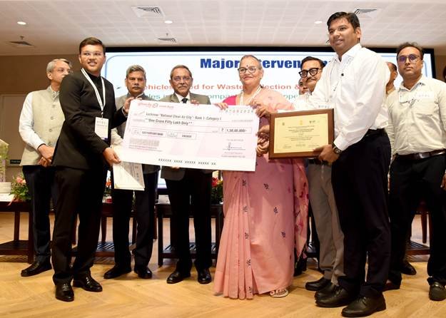 5th Swachh Vayu Sarvekshan Awards Conferred on Best-Performing Cities and Wards