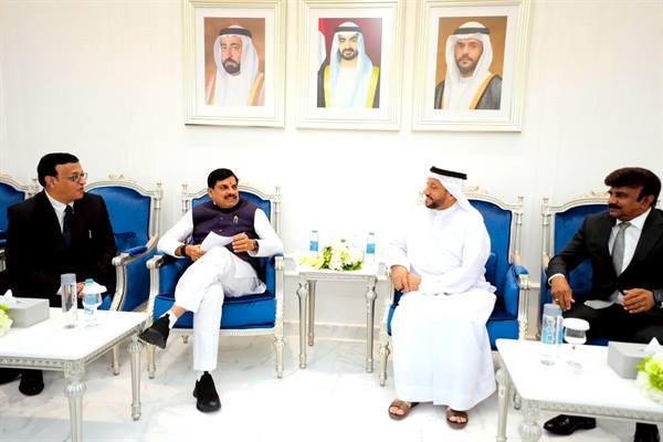 CM Dr. Yadav Meets Chairman, Sharjah Chamber, Explores Major Investment Opportunities in MP