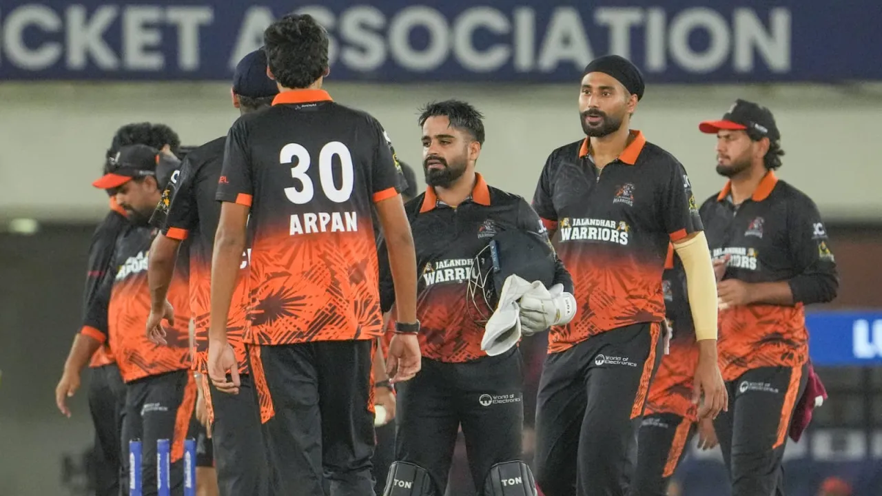 Jalandhar Warriors Hold Nerve to Beat Ludhiana Lions by Seven Runs in Sher-E-Punjab T20 League