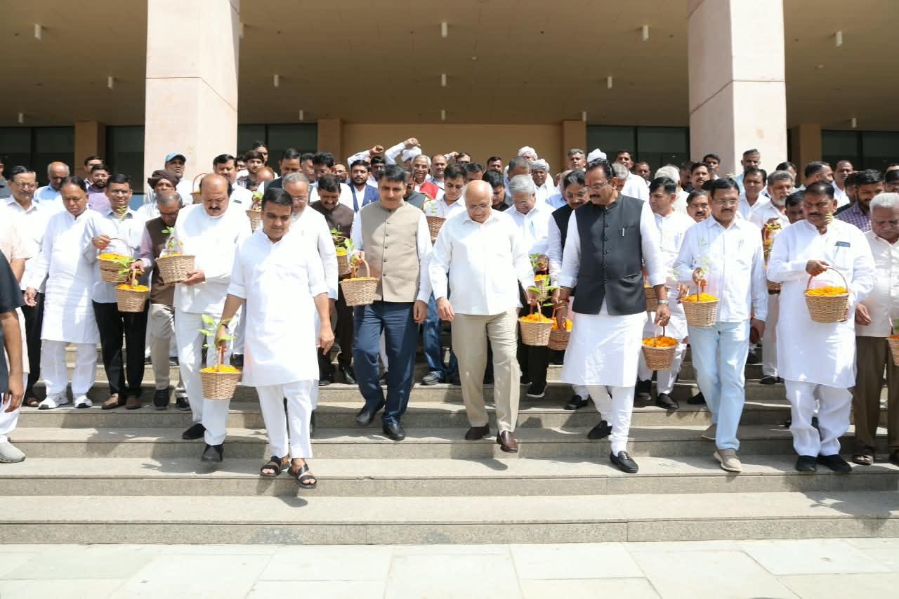 Chief Minister, Council of Ministers and All 182 MLAs to Plant Trees for Environmental Conservation