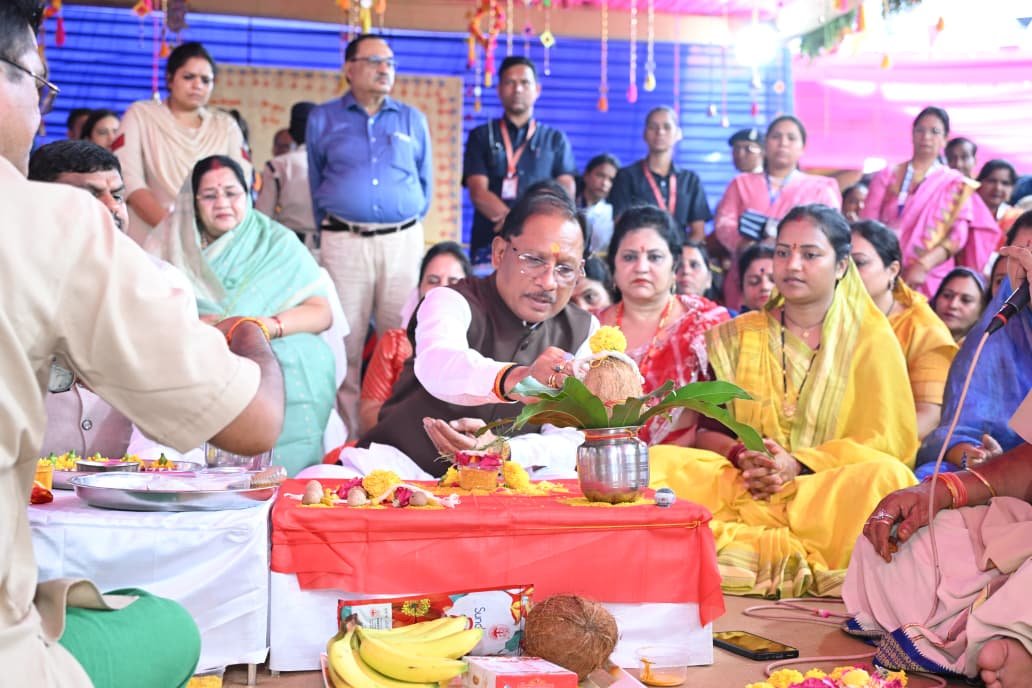 ‘Vishnu Bhaiya’s’ Home Becomes Maternal Home for Women as Teeja-Pora Celebrated at CM Residence